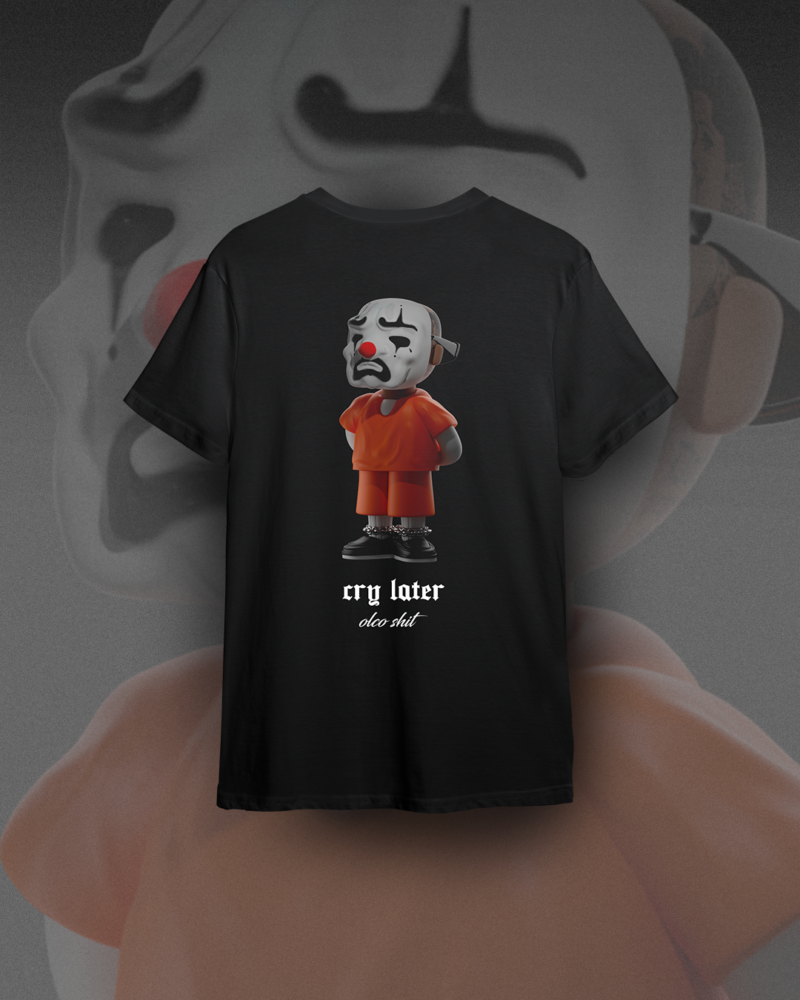 Playera de cholo cry later original gangster